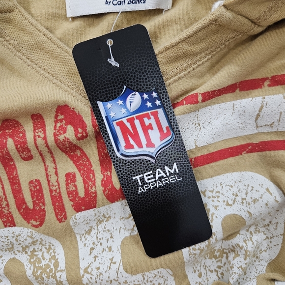 NFL San Francisco 49ers 1346 Pullover Sweatshirt in Red/Tan Women's Size XL - Picture 4 of 5